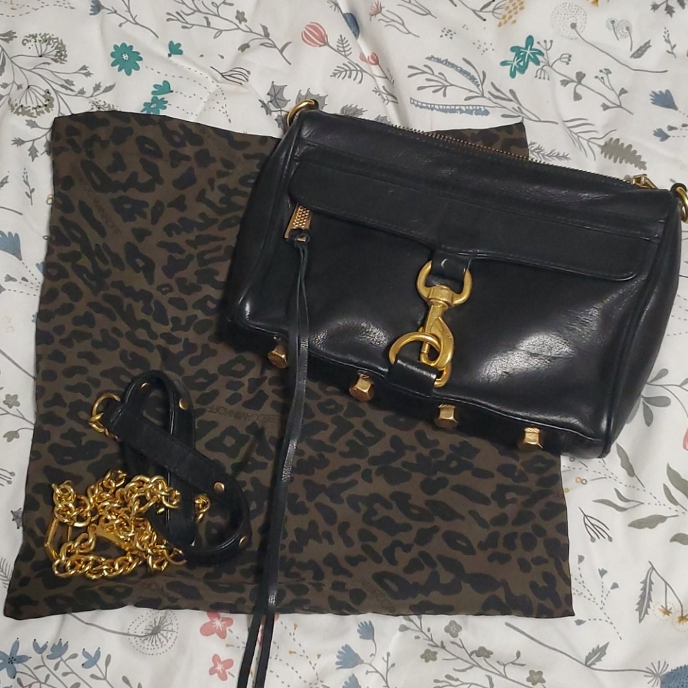 EUC Rebecca minkoff mini Mac clutch crossbody bag